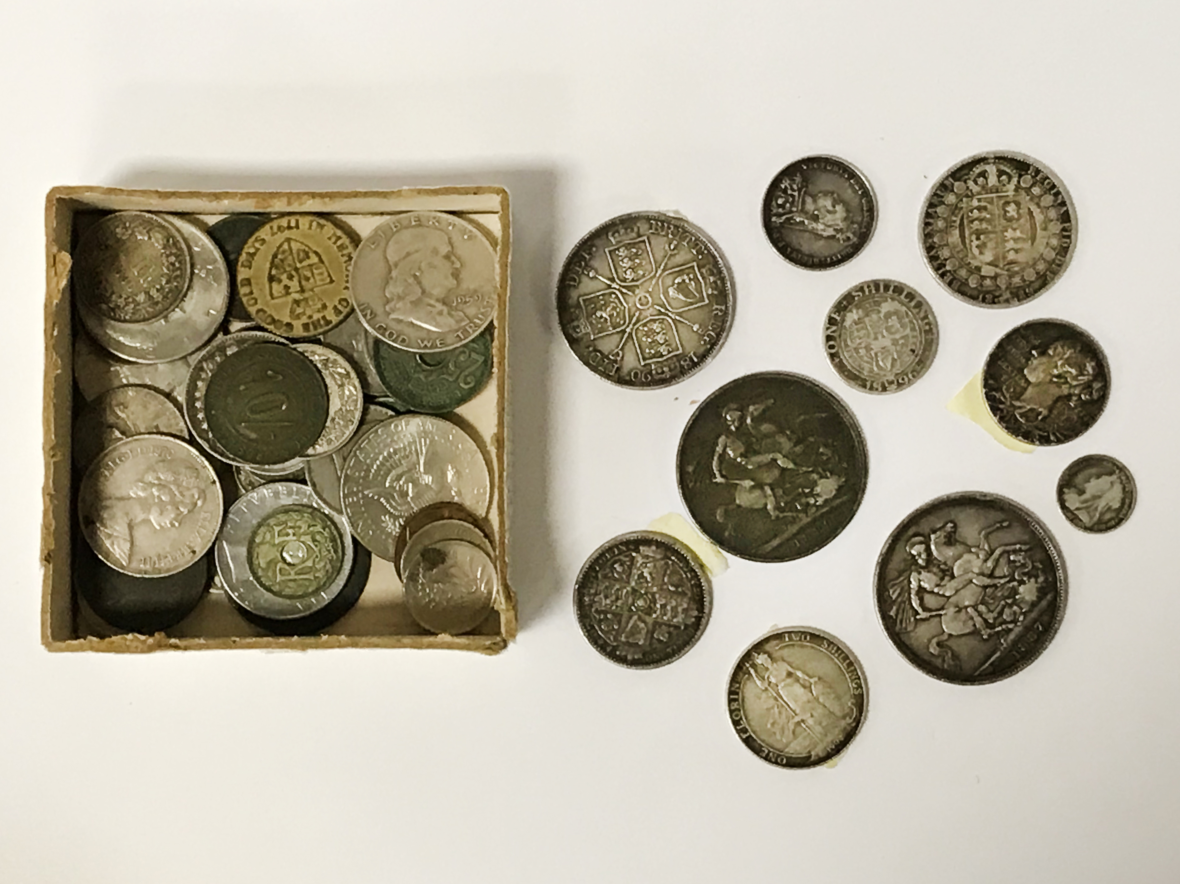 SELECTION OF VARIOUS SILVER COINS - Image 2 of 6