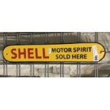 CAST IRON SHELL SIGN