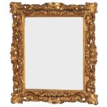 19th Century Italian Florentine Hand-carved Ornate Frame.