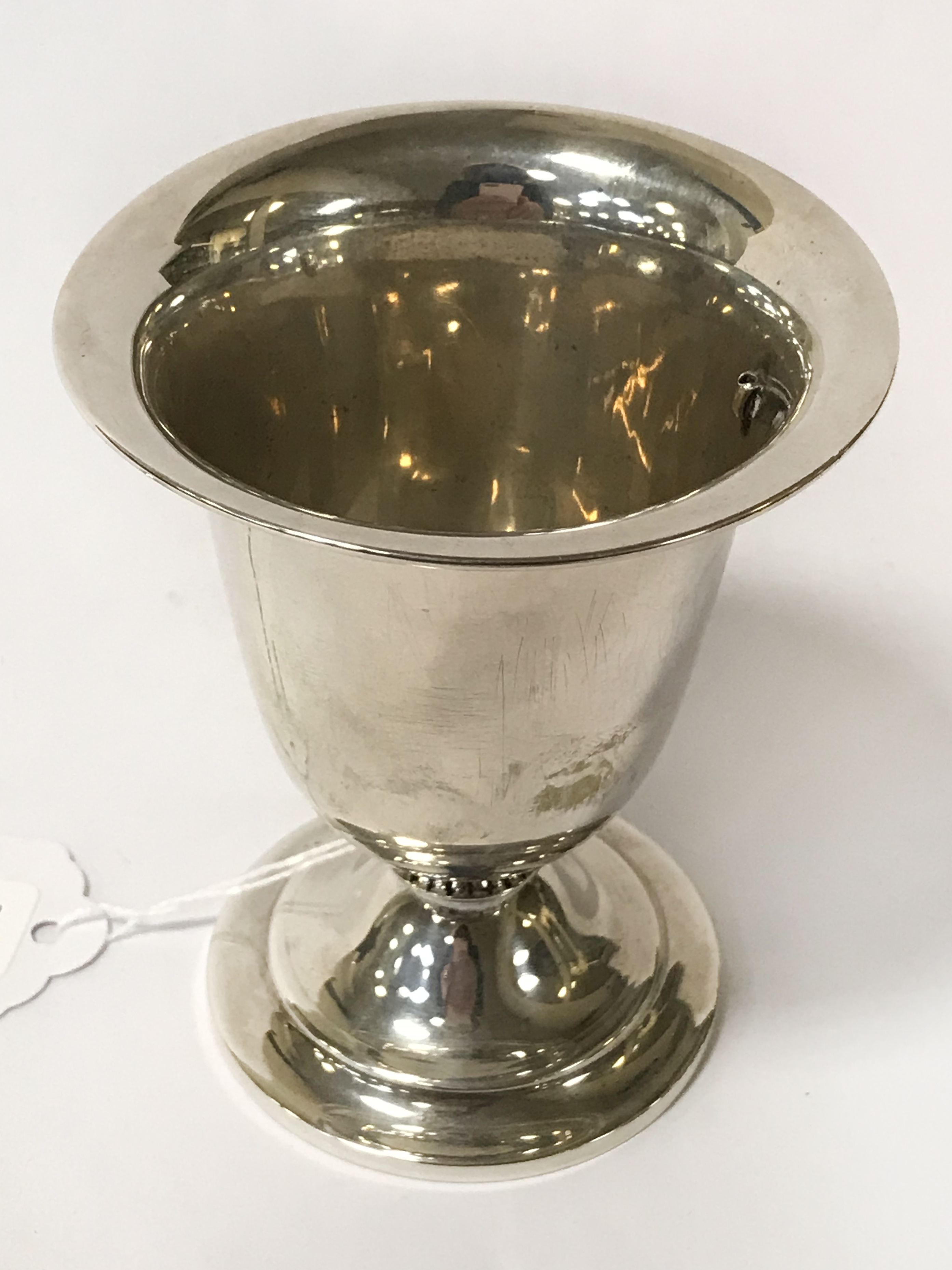 HAZORFIM SILVER KIDDISH CUP GOBLET - JUDAICA