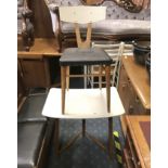 ERCOL SIDE TABLE & CHAIR