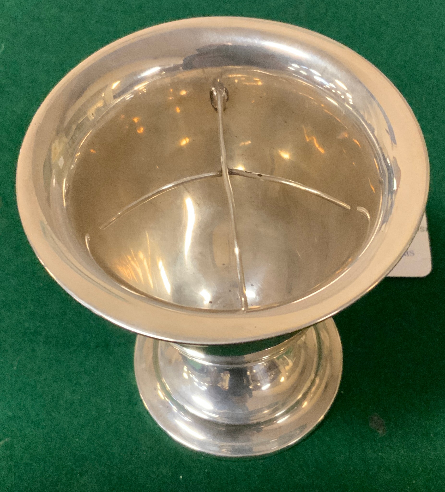 HAZORFIM SILVER KIDDISH CUP GOBLET - JUDAICA - Image 5 of 5