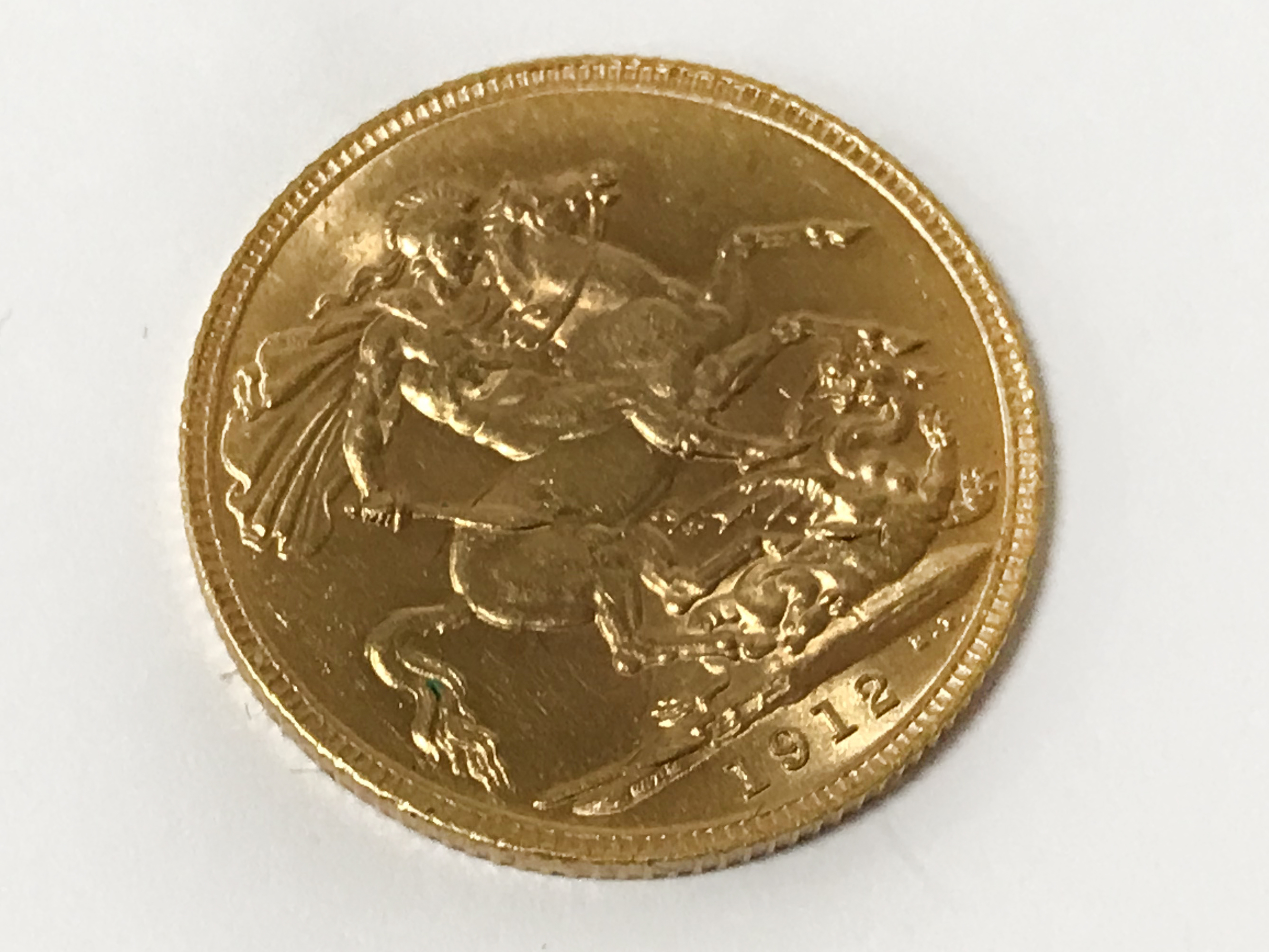 1912 KING GEORGE V GOLD SOVEREIGN