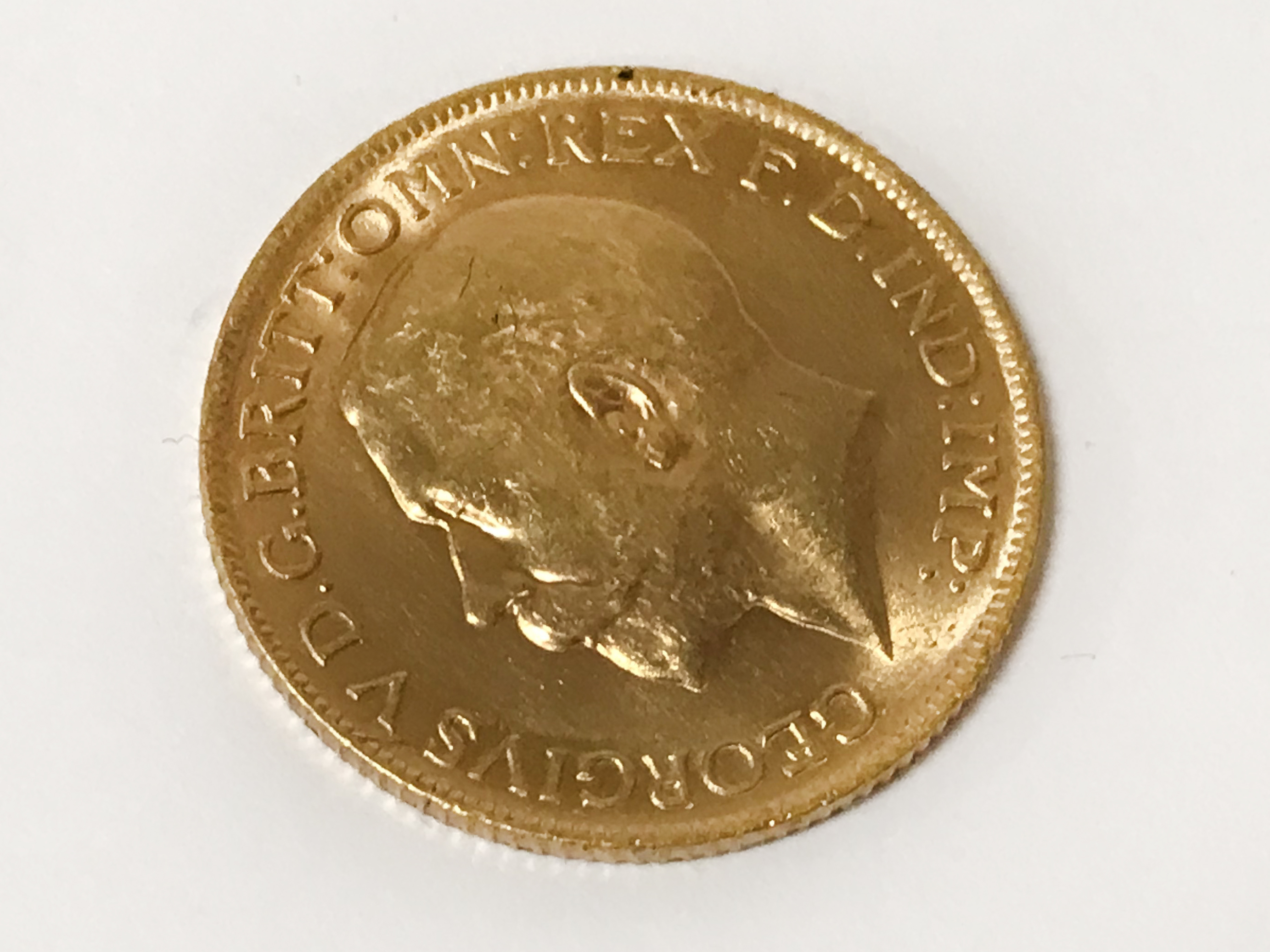 1912 KING GEORGE V GOLD SOVEREIGN - Image 2 of 2