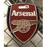 CAST IRON ARSENAL SIGN