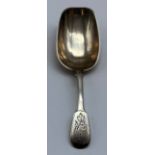 HALLMARKED IMPERIAL RUSSIA TEA CADDY SPOON