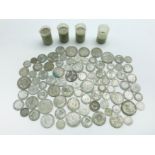 SELECTION OF PRE-1947 BRITISH SILVER COINS (450g)