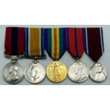 WWI BRITISH WAR AND VICTORY MEDALS AWARDED TO S-9886 SJT.A.MACLEOD. SEAFORTH HIGHLANDERS