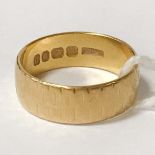 22CT GOLD WEDDING BAND