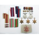 SMALL SELECTION OF WORLD WAR II MEDALS IN ORIGINAL BOX