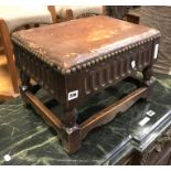 1930'S OAK FOOTSTOOL