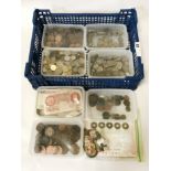 QTY COINS & BANKNOTES