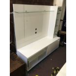 COMPTEMPORY ITALIAN TV/ STORAGE UINT IN WHITE