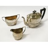 HM SILVER TEA SET