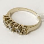 DIAMOND & GOLD RING - SIZE K