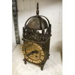 FRENCH MOVEMENT MANTLE LANTERN CLOCK - 30CMS