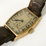 18CT GOLD CASED WRISTWATCH