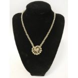 VICTORIAN SEED PEARL NECKLACE WITH GOLD CLASP