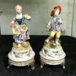 PAIR FRENCH 19THC FIGURES - 18CMS