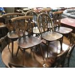 COLLECTION OF 6 ERCOL CHAIRS