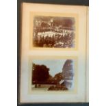 KODAK PHOTO ALBUM INCLUDING FAMILY PHOTOGRAPHS OF THE PERIOD INCLUDING QUEEN VICTORIA FUNERAL