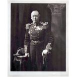 PHOTOGRAPH OF OFFICER IN CEREMONIAL UNIFORM SAWLE SIR C.F.G.