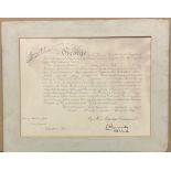 KING GEORGE V MILITARY ORDERS CERTIFICATE TO LIEUTENANT HENRY WILLIAM JACK VOLUNTEER FORCE