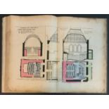 INCOMPLETE ROYAL COURTS OF JUSTICE PROPOSAL DRAWINGS BY GEORGE EDMUND