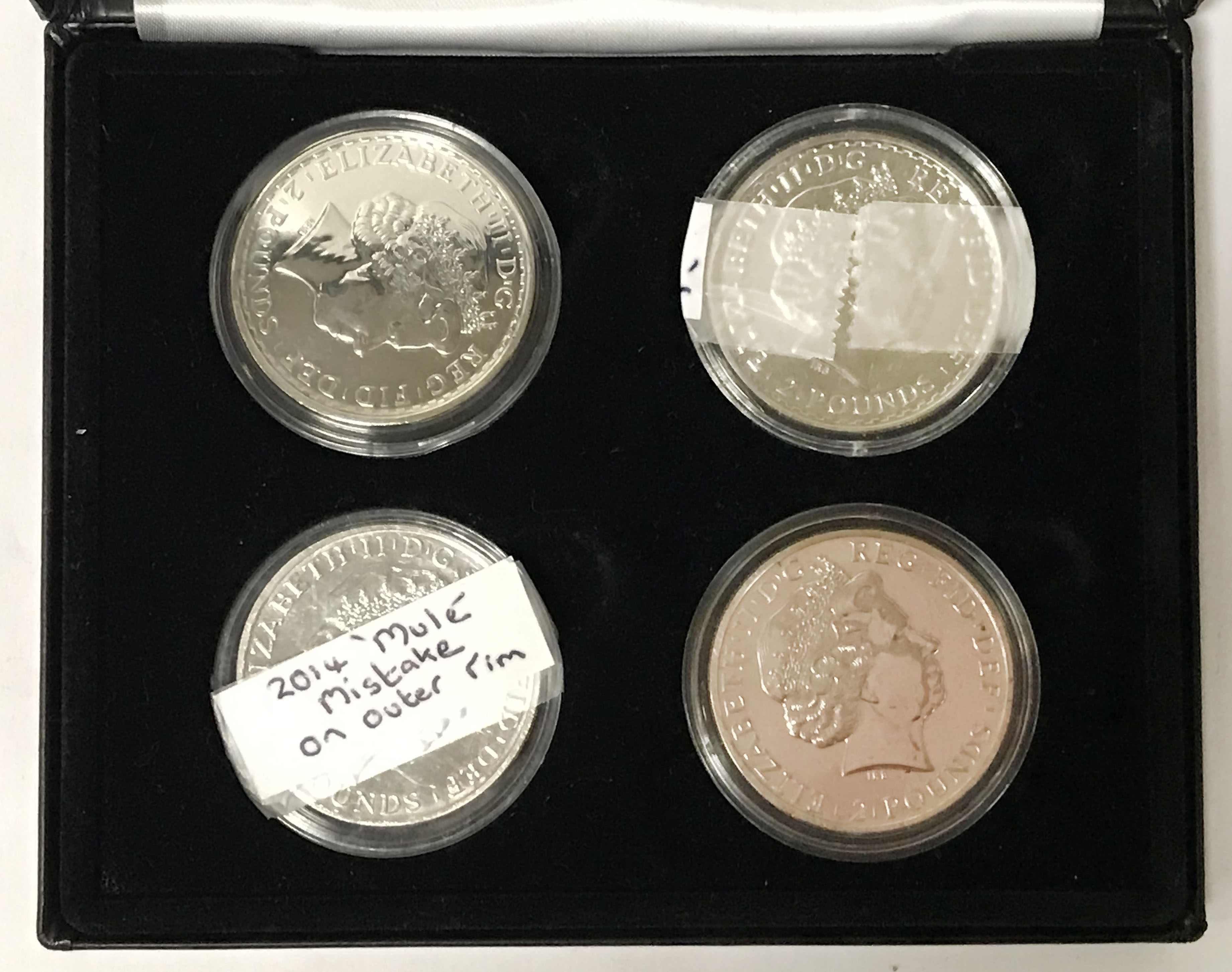 6 & 2 (CANADIAN / USA) 4 X OZ BRITTANIA & 4 X OZ MULES - Image 3 of 7