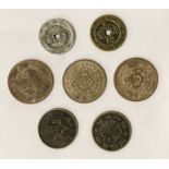 7 MODERN CHINESE COINS