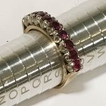 18CT RUBY & DIAMOND RING