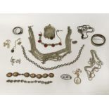 COSTUME JEWELLERY - MOSTLY SILVER