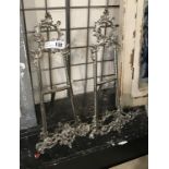 PAIR CHROME EASELS - EACH 40CMS