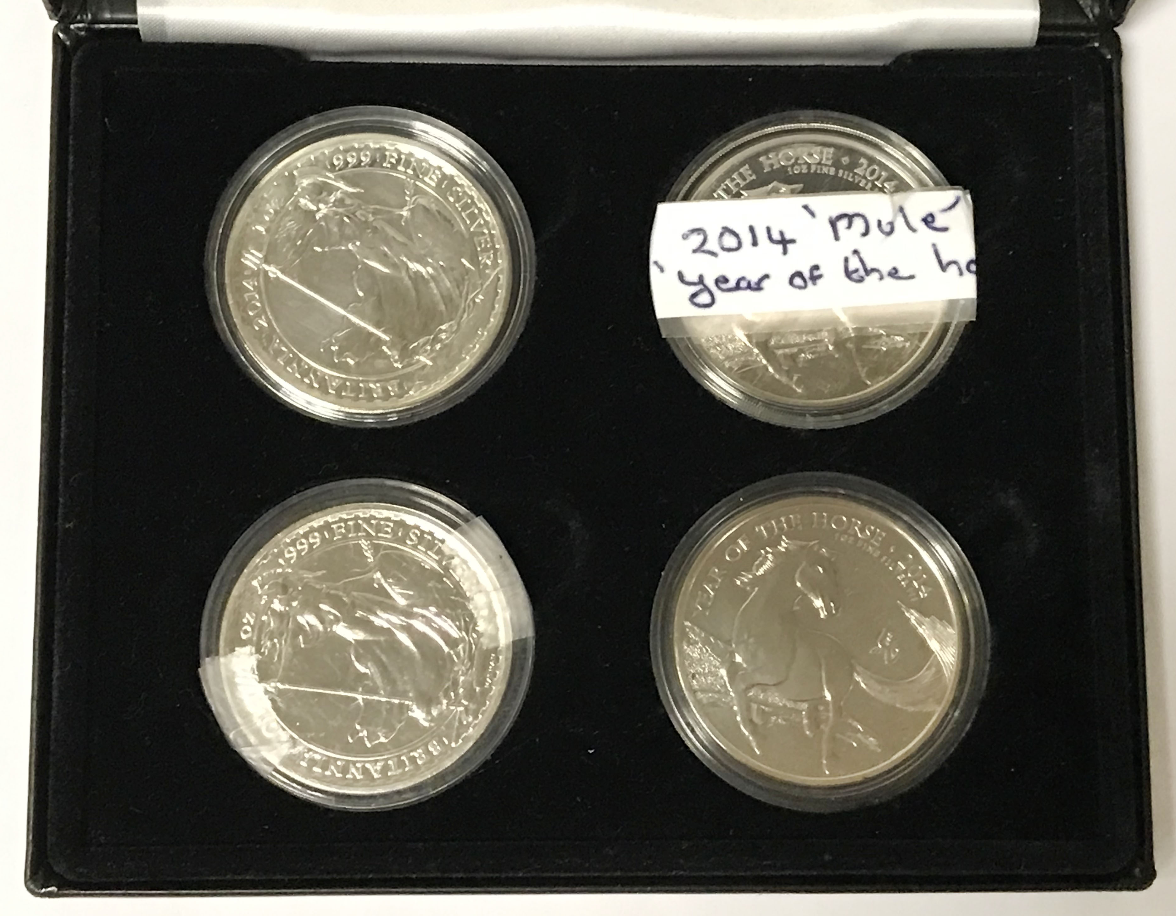 6 & 2 (CANADIAN / USA) 4 X OZ BRITTANIA & 4 X OZ MULES - Image 2 of 7