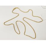 HIGH CARAT GOLD CHAIN - APPROX 8.9 GRAMS