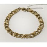 WITHDRAWN! 9CT GOLD BRACELET - APPROX 11 GRAMS