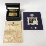 GB COINS UK BANKNOTES COLLECTION & PLATINUM WEDDING & GOLD BANKNOTE