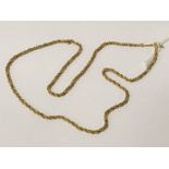 18CT GOLD NECKLACE - APPROX 6 GRAMS