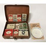 QTY OF CIGARETTE CARDS & ASHTRAY