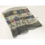 CHANEL SILK SCARF IN GOOD CONDITION