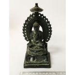 BRONZE HINDU GODESS DEITY 20CM HIGH 8.5CM WIDE APPROX 647 GRAMS