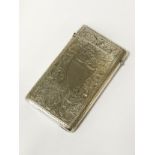HM SILVER BUSINESS CARD HOLDER - 44 GRAMS