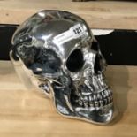 SILVER COLOUR SKULL - 20CMS (H)