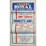 VINTAGE THEATRE ROYAL NEW CASTLE UPON TYNE POSTER