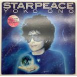 SIGNED YOKO ONO LP RECORD - STARPEACE