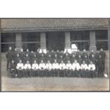 VINTAGE PHOTOGRAPH SHOWING 43 BRITISH MILITARY PERSONNEL