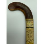 VINTAGE HOCKEY STICK USED BY INDIAN OLYMPIC TEAM AT MELBOURNE OLYMPIAD 1956