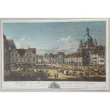 FACSIMILE FRAMED PRINT OF DRESDEN BY BERNARDO BELOTTO