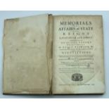 1725 MEMORIALS OF AFFAIRS OF STATE IN THE REIGNS OF QUEEN ELIZABETH AND KING JAMES I - VOLUME III