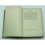 1930 THE DISCOVERIE OF WITCHCRAFT BY REGINALD SCOT WITH AN INTRODUCTION BY THE REV. MONTAGUE SUMMERS